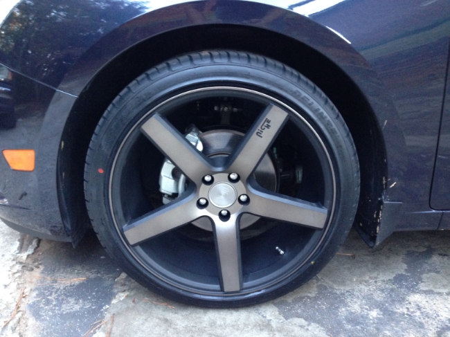 photo 1 Chevrolet Cruze custom wheels Niche Milan 19x8.5, ET , tire size 225/40 R19. x ET