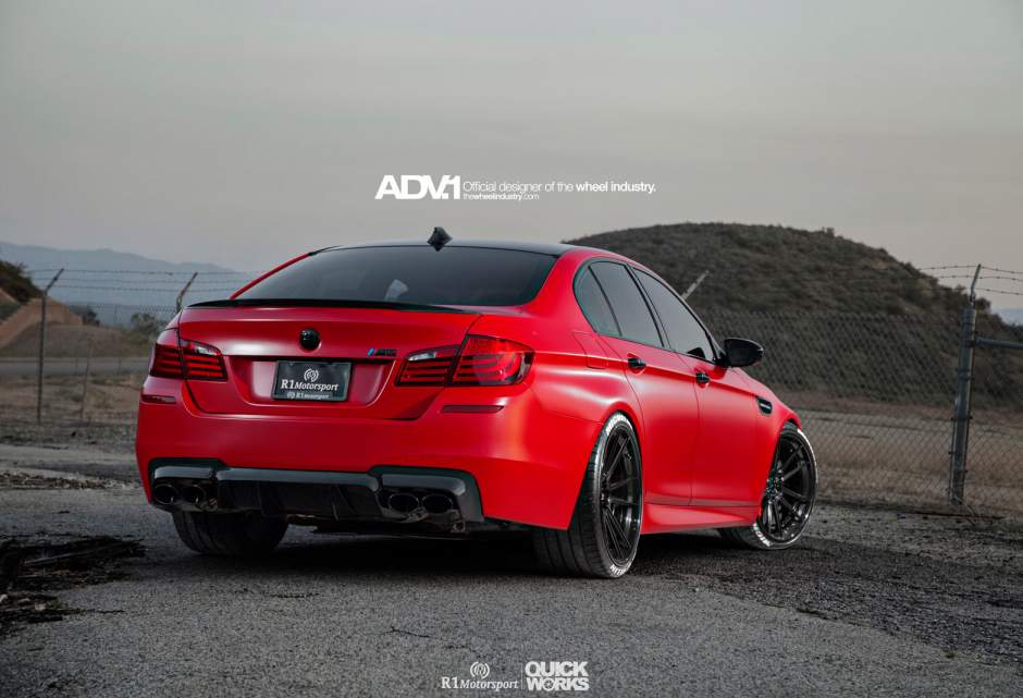photo 3 BMW M5 custom wheels ADV.1 5.2 Track Spec SL 21x10.0, ET , tire size X R21. 21x11.0 ET