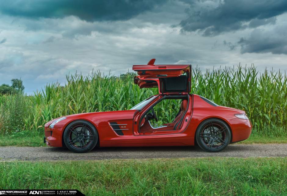 photo 2 Mercedes-Benz SLS AMG custom wheels ADV.1 05 MV2 CS 20x9.5, ET , tire size X R20. 21x11.0 ET 