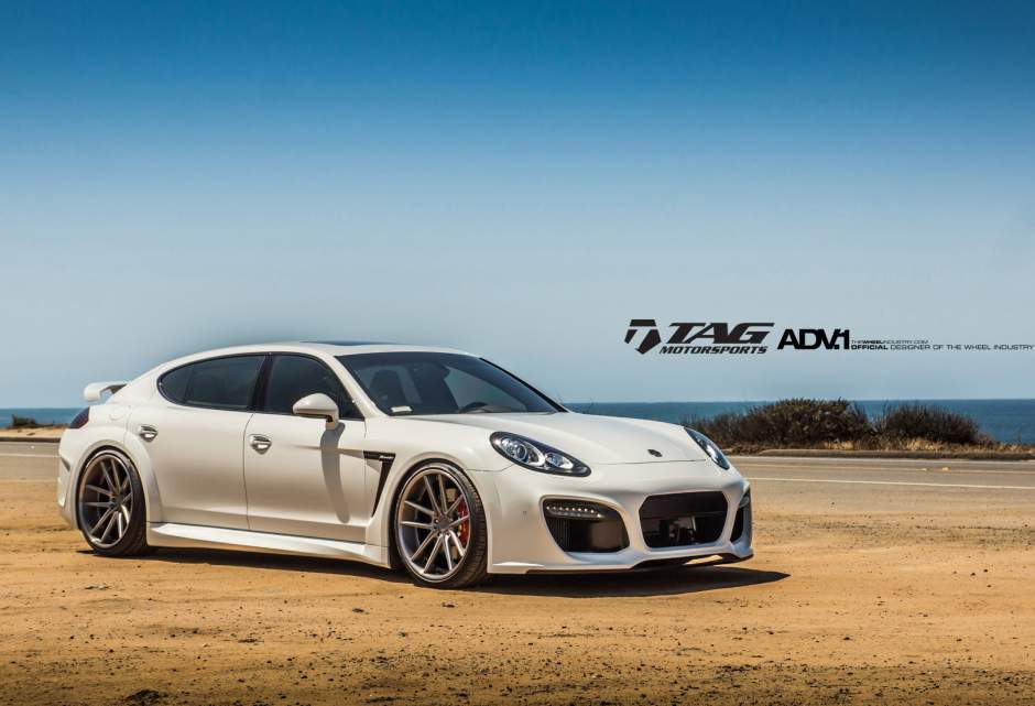 photo 10 Porsche Panamera custom wheels ADV.1 5.2 Deep Concave SL 22x10.0, ET , tire size X R22. 22x12.0 ET 