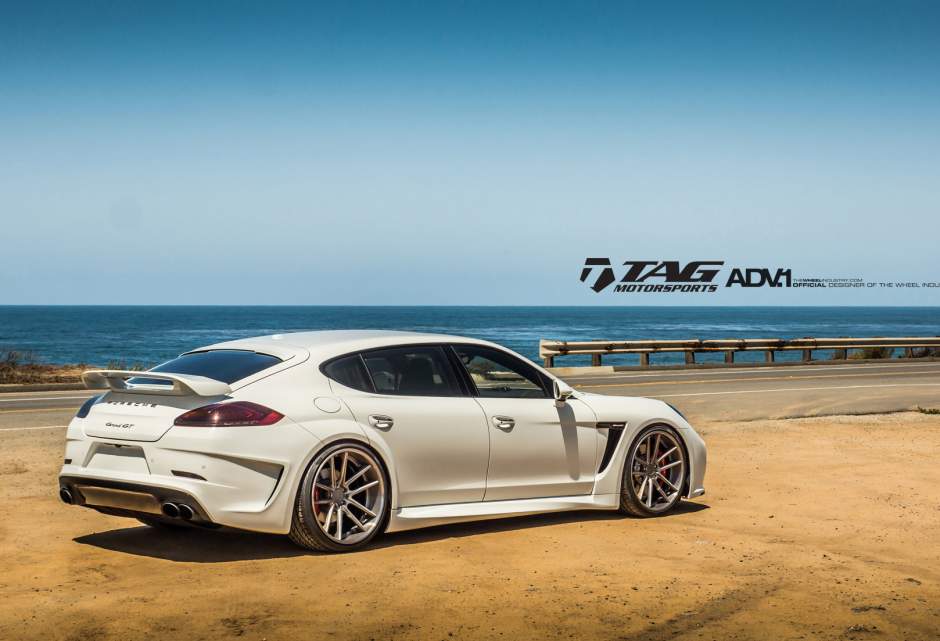 photo 12 Porsche Panamera custom wheels ADV.1 5.2 Deep Concave SL 22x10.0, ET , tire size X R22. 22x12.0 ET 