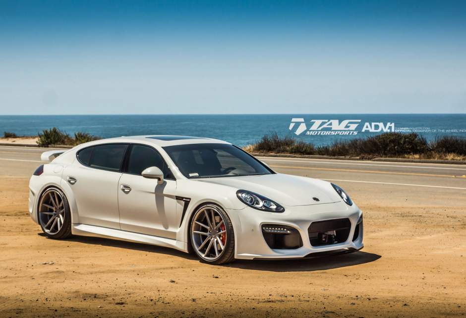 photo 13 Porsche Panamera custom wheels ADV.1 5.2 Deep Concave SL 22x10.0, ET , tire size X R22. 22x12.0 ET 