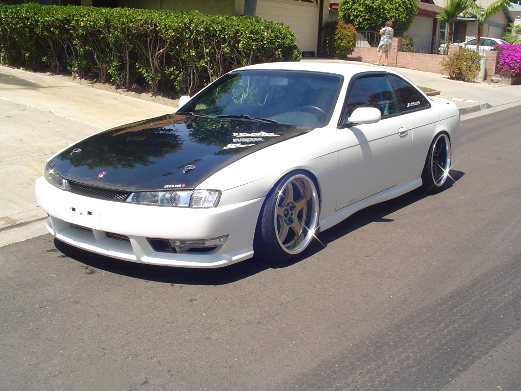 photo 1 Nissan S14 custom wheels Rays Engineering Gram Lights 57Pro 18x10.0, ET +2, tire size 215/40 R18. x ET 225/40 R
