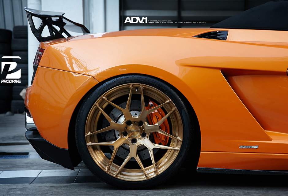 photo 4 Lamborghini Gallardo custom wheels ADV.1 7MV2CS 20x9.0, ET , tire size X R20. 20x12.0 ET 
