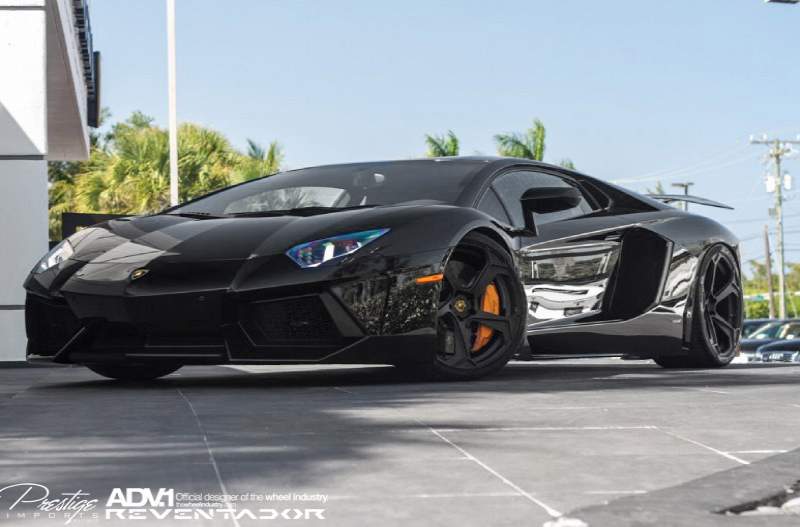 photo 6 Lamborghini Aventador custom wheels ADV.1 MV1 20x9.0, ET , tire size X R20. 21x12.5 ET