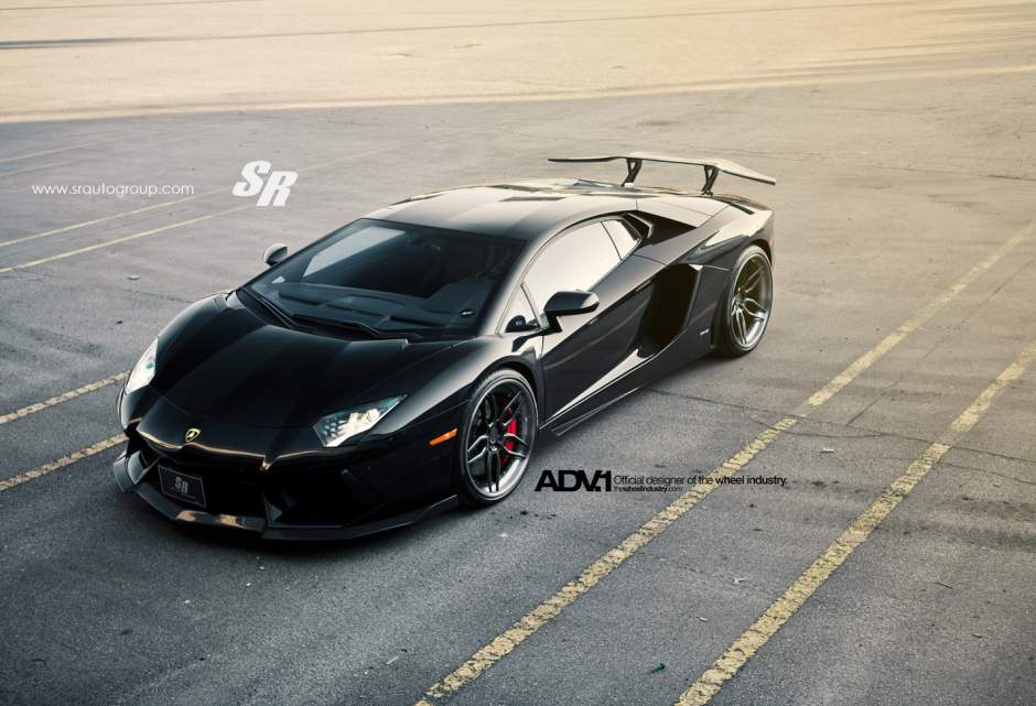photo 6 Lamborghini Aventador custom wheels ADV.1 005TSSL 21x9.5, ET , tire size X R21. 22x12.5 ET 