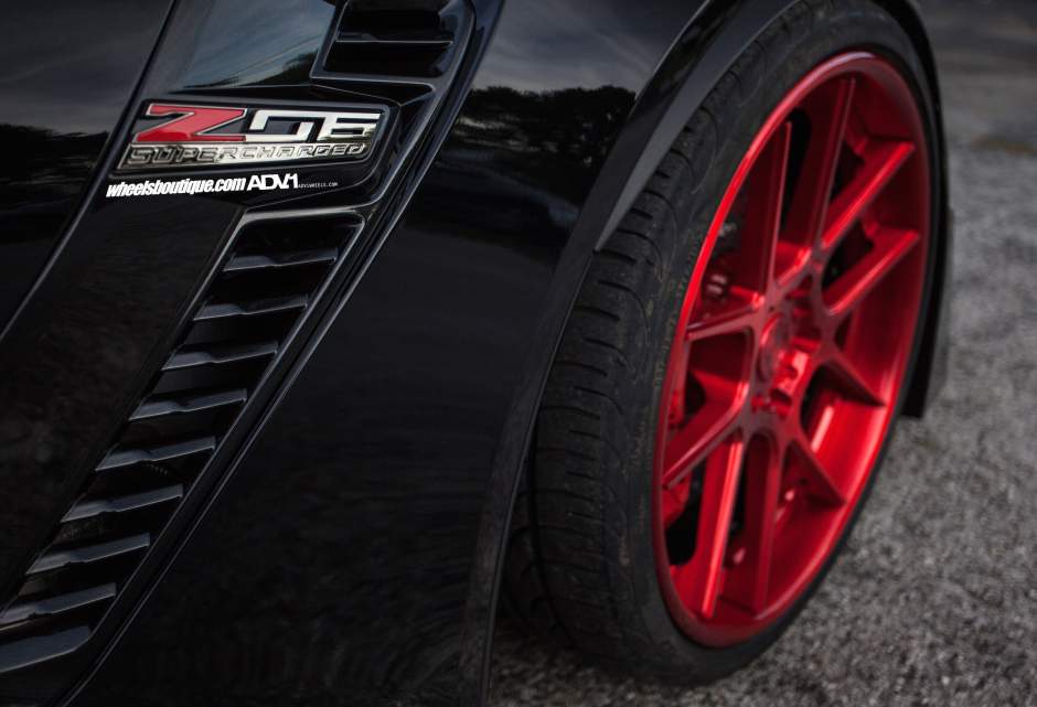 photo 1 Chevrolet Corvette custom wheels ADV.1 5.0 DC 20x10.5, ET , tire size X R20. 21x12.5 ET