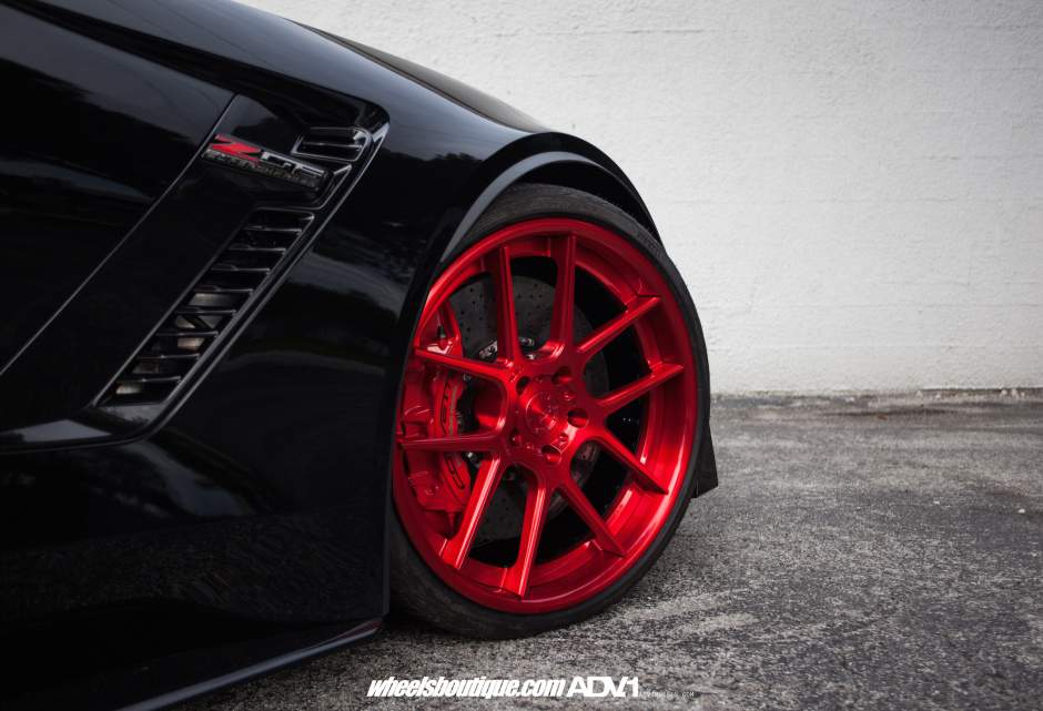 photo 4 Chevrolet Corvette custom wheels ADV.1 5.0 DC 20x10.5, ET , tire size X R20. 21x12.5 ET