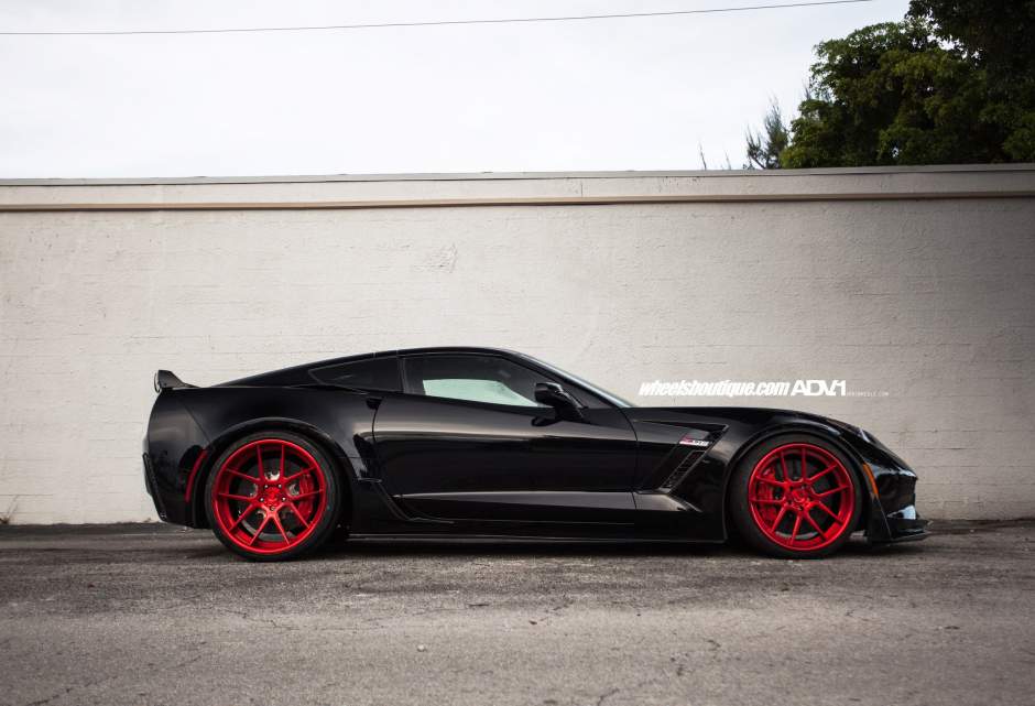 photo 2 Chevrolet Corvette custom wheels ADV.1 5.0 DC 20x10.5, ET , tire size X R20. 21x12.5 ET