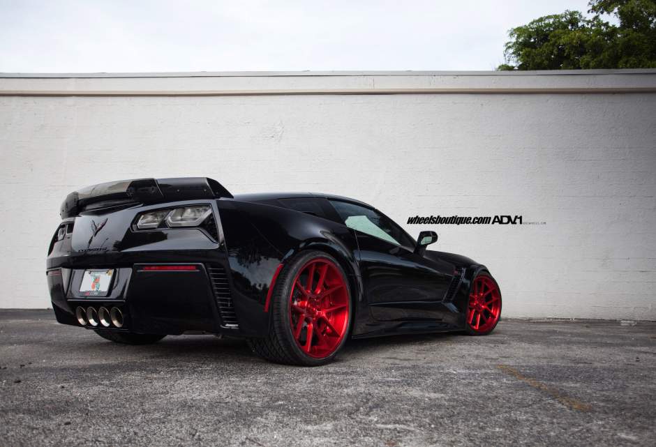 photo 3 Chevrolet Corvette custom wheels ADV.1 5.0 DC 20x10.5, ET , tire size X R20. 21x12.5 ET