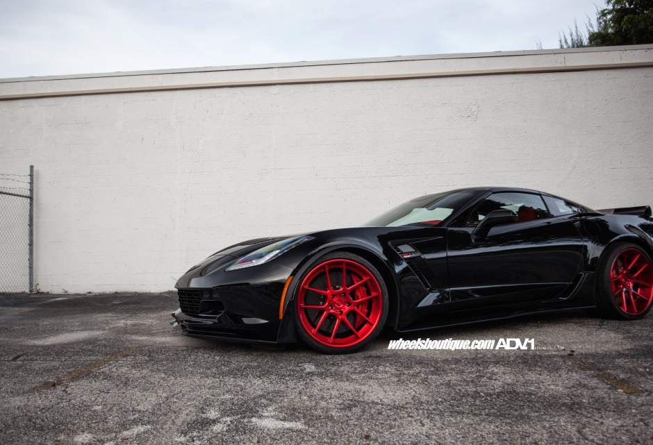 photo 5 Chevrolet Corvette custom wheels ADV.1 5.0 DC 20x10.5, ET , tire size X R20. 21x12.5 ET