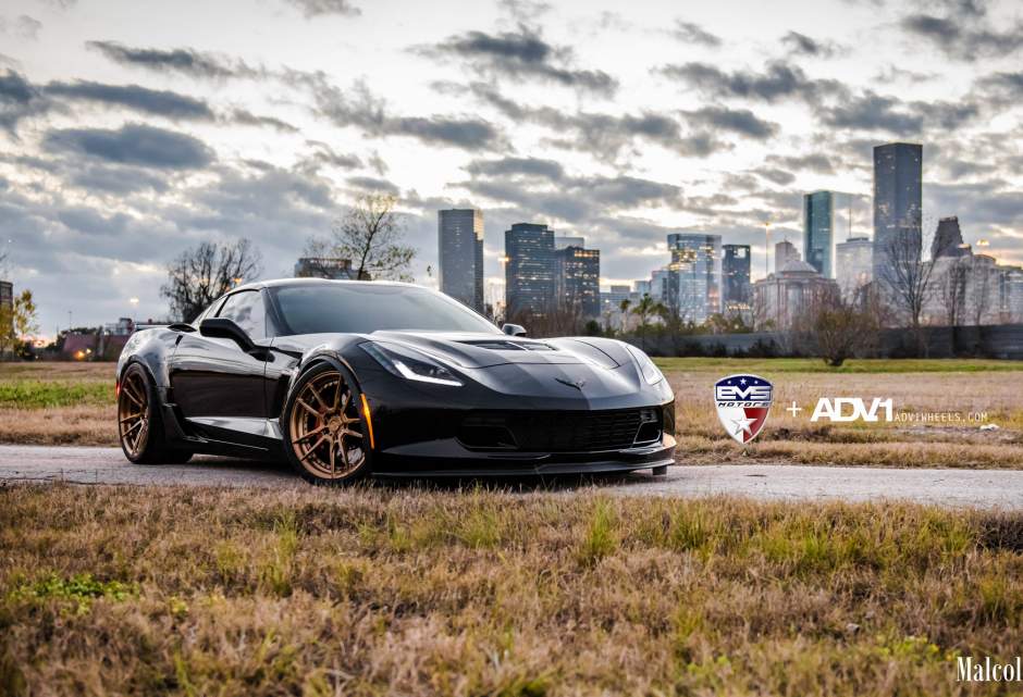 photo 2 Chevrolet Corvette Stingray custom wheels ADV.1 5.2 MV2 CS 19x10.5, ET , tire size X R19. 20x12.0 ET