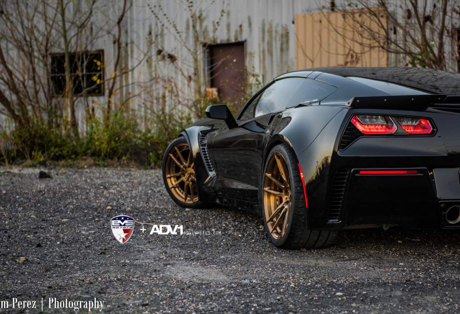 photo 5 Chevrolet Corvette Stingray custom wheels ADV.1 5.2 MV2 CS 19x10.5, ET , tire size X R19. 20x12.0 ET