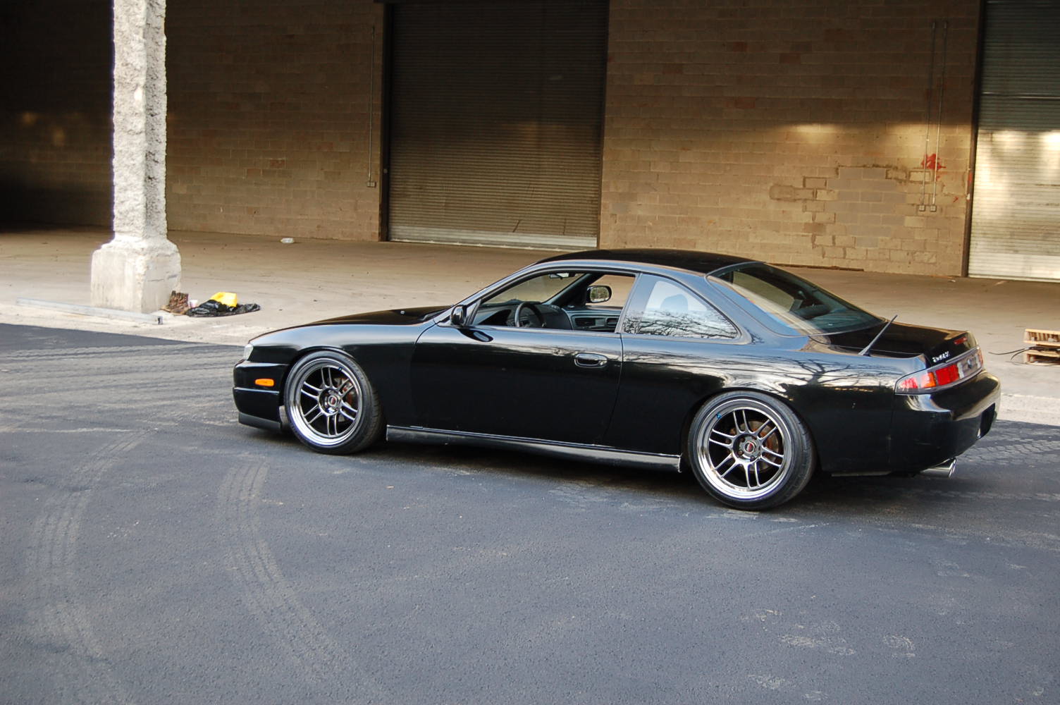 photo 2 Nissan S14 custom wheels Enkei RPF1 18x9.5, ET +15, tire size 235/40 R18. 18x10.5 ET+15 265/35 R18