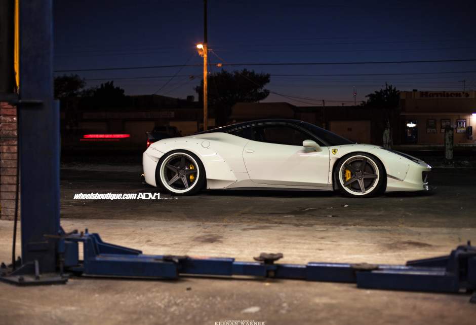 photo 2 Ferrari 458 Italia custom wheels ADV.1 5 Track Spec SL 21x9.5, ET , tire size X R21. 22x13.0 ET 
