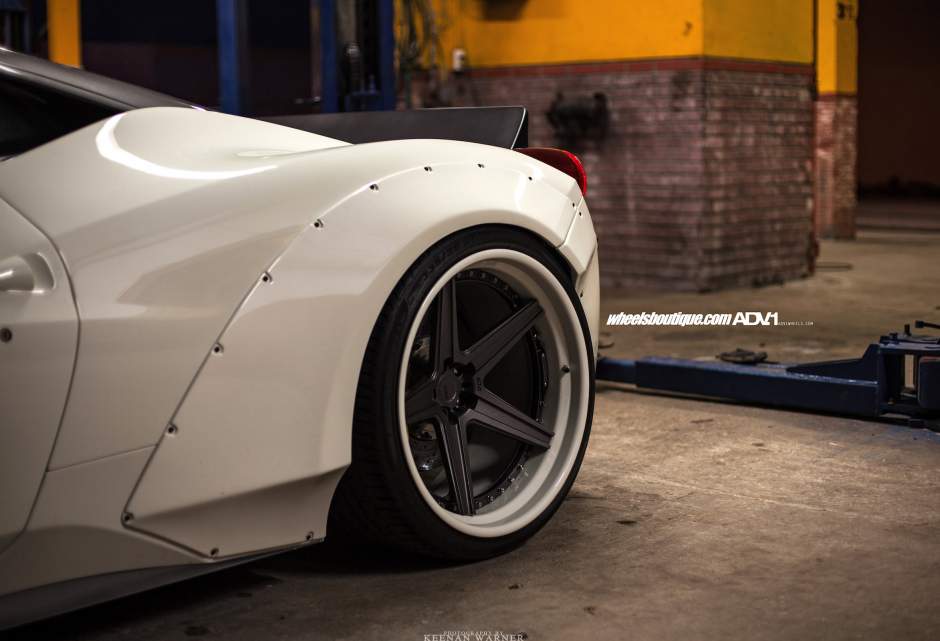 photo 3 Ferrari 458 Italia custom wheels ADV.1 5 Track Spec SL 21x9.5, ET , tire size X R21. 22x13.0 ET 