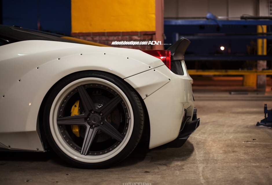 photo 1 Ferrari 458 Italia custom wheels ADV.1 5 Track Spec SL 21x9.5, ET , tire size X R21. 22x13.0 ET 
