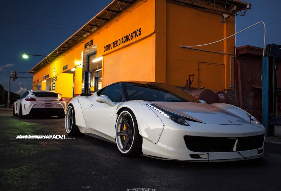 photo 9 Ferrari 458 Italia custom wheels ADV.1 5 Track Spec SL 21x9.5, ET , tire size X R21. 22x13.0 ET 