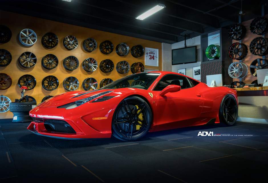 photo 7 Ferrari 458 Speciale custom wheels ADV.1 05 MV2 CS 20x9.0, ET , tire size X R20. 21x12.5 ET
