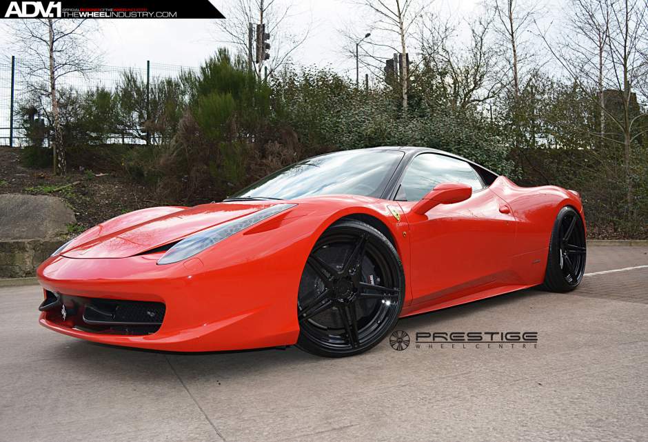 photo 3 Ferrari 458 Italia custom wheels ADV.1 05 MV2 21x9.5, ET , tire size X R21. 22x12.5 ET 
