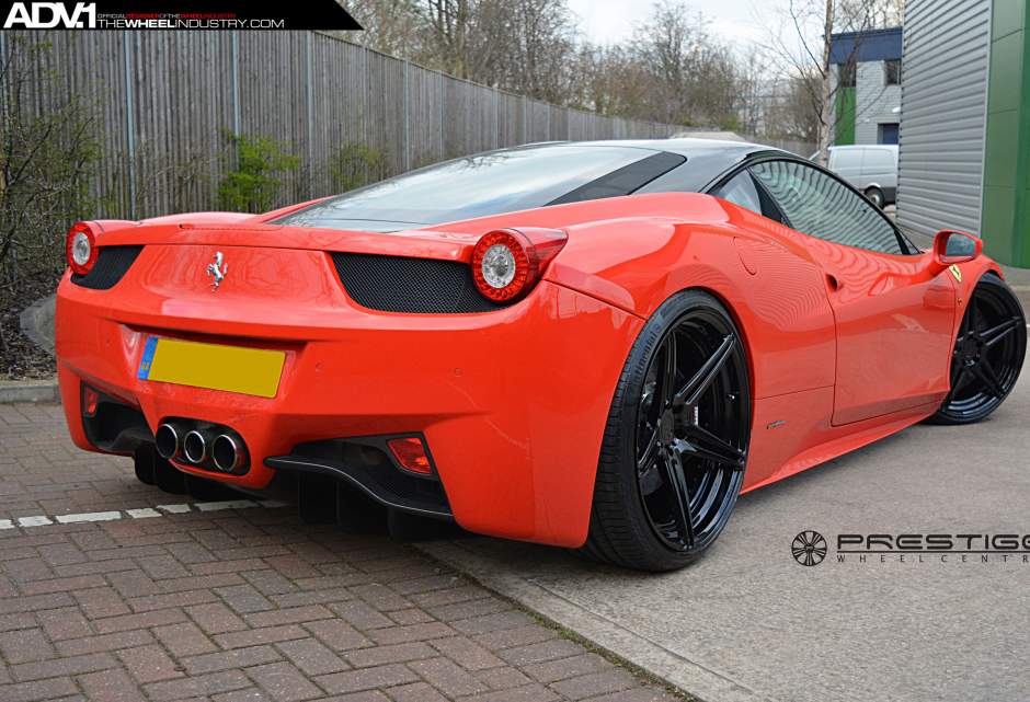 photo 5 Ferrari 458 Italia custom wheels ADV.1 05 MV2 21x9.5, ET , tire size X R21. 22x12.5 ET 