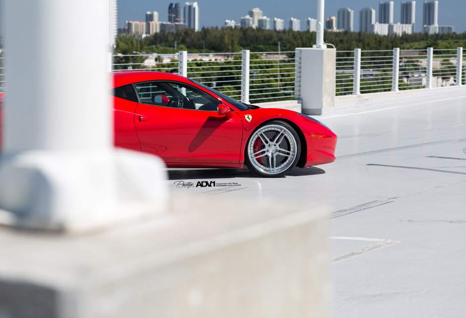 photo 4 Ferrari 458 Italia custom wheels ADV.1 05 Track Spec CS 21x9.5, ET , tire size X R21. 22x12.5 ET 