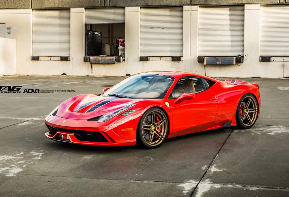 photo 3 Ferrari 458 Speciale custom wheels ADV.1 05MV1CS  21x9.0, ET , tire size X R21. 22x12.0 ET 