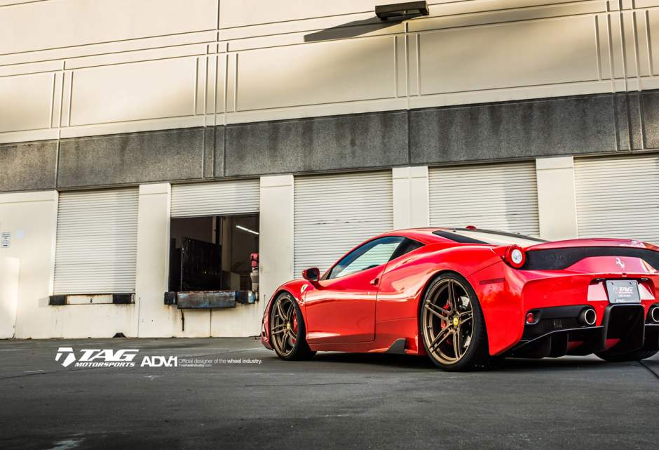 photo 6 Ferrari 458 Speciale custom wheels ADV.1 05MV1CS  21x9.0, ET , tire size X R21. 22x12.0 ET 