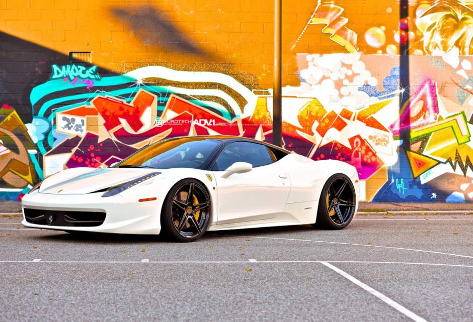 photo 2 Ferrari 458 Italia custom wheels ADV.1 05 MV2 SL 21x9.5, ET , tire size X R21. 22x12.5 ET 