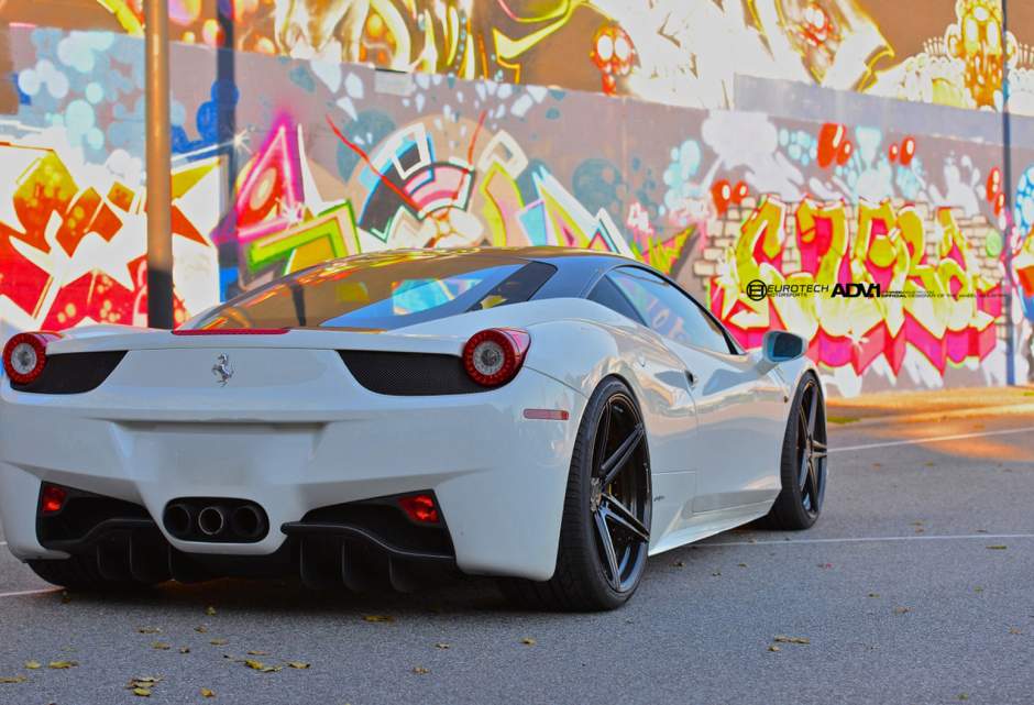 photo 1 Ferrari 458 Italia custom wheels ADV.1 05 MV2 SL 21x9.5, ET , tire size X R21. 22x12.5 ET 