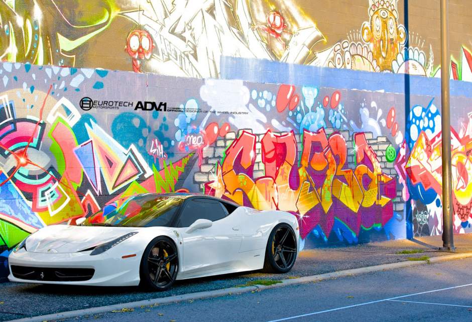 photo 5 Ferrari 458 Italia custom wheels ADV.1 05 MV2 SL 21x9.5, ET , tire size X R21. 22x12.5 ET 