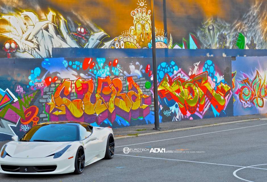 photo 6 Ferrari 458 Italia custom wheels ADV.1 05 MV2 SL 21x9.5, ET , tire size X R21. 22x12.5 ET 