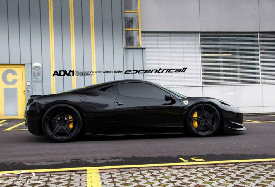 photo 2 Ferrari 458 Italia custom wheels ADV.1 05MV2SL 21x9.5, ET , tire size X R21. 22x12.5 ET 