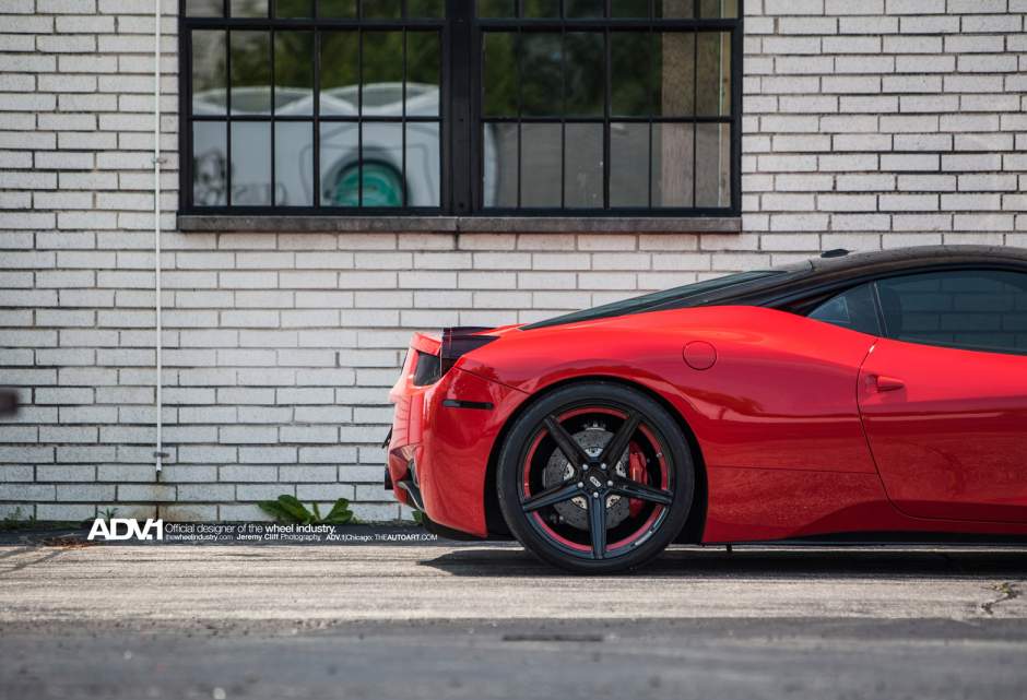 photo 1 Ferrari 458 Italia custom wheels ADV.1 5.1MV1SL 21x9.0, ET , tire size X R21. 21x12.5 ET 