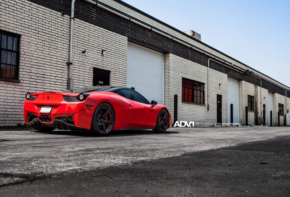photo 4 Ferrari 458 Italia custom wheels ADV.1 5.1MV1SL 21x9.0, ET , tire size X R21. 21x12.5 ET 
