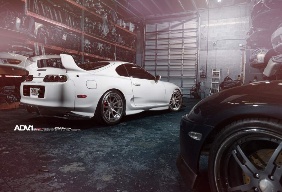 photo 6 Toyota Supra custom wheels ADV.1 10TS 19x9.5, ET , tire size X R19. 19x11.0 ET