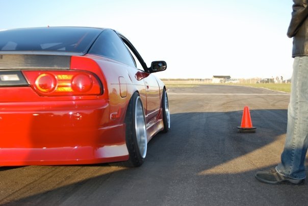 photo 2 Nissan S13 custom wheels Mae Dish 18x9.0, ET +6, tire size 215/35 R18. 18x10.0 ET-1 225/40 R18