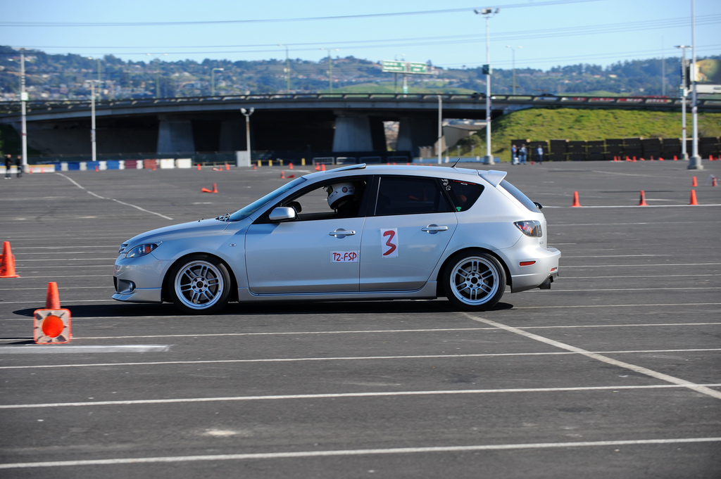 photo 1 Mazda Mazda3 custom wheels Enkei RPF1 17x9.0, ET +40, tire size 245/40 R17. 17x9.0 ET+45