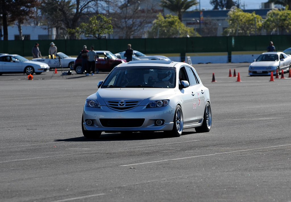 photo 2 Mazda Mazda3 custom wheels Enkei RPF1 17x9.0, ET +40, tire size 245/40 R17. 17x9.0 ET+45