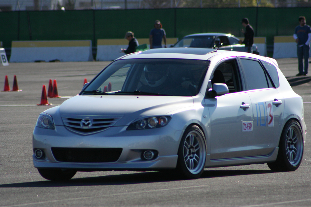 photo 3 Mazda Mazda3 custom wheels Enkei RPF1 17x9.0, ET +40, tire size 245/40 R17. 17x9.0 ET+45