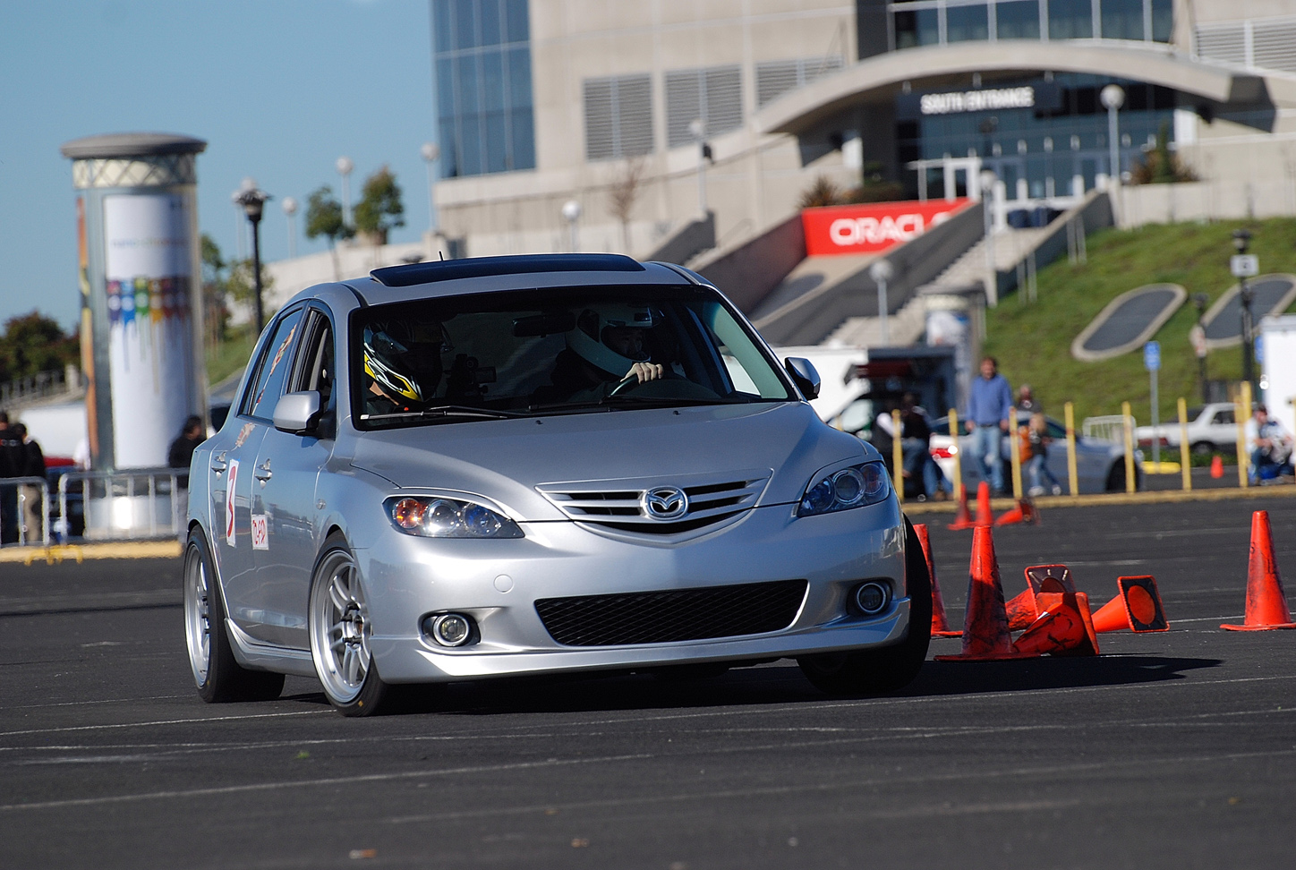 photo 5 Mazda Mazda3 custom wheels Enkei RPF1 17x9.0, ET +40, tire size 245/40 R17. 17x9.0 ET+45