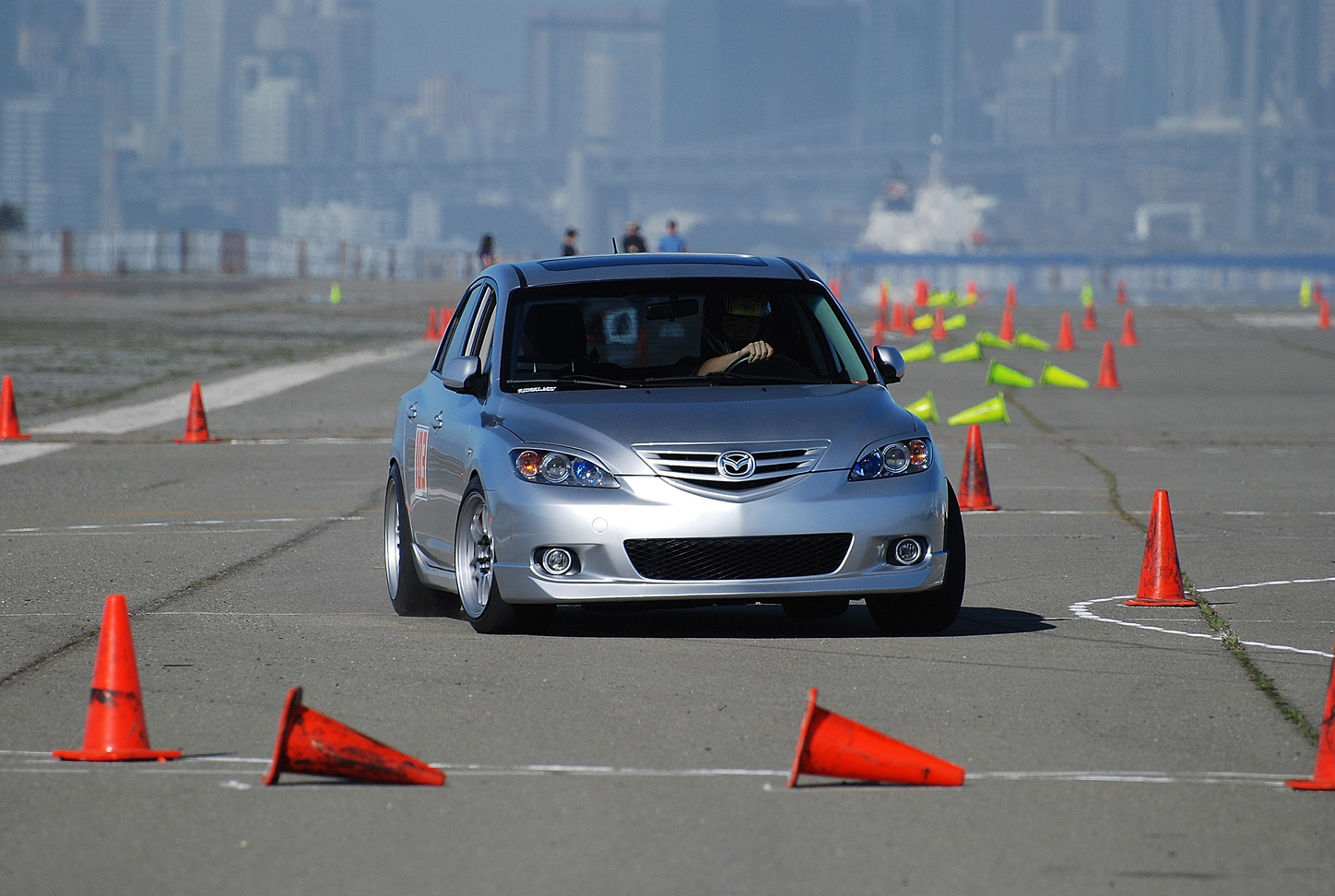 photo 7 Mazda Mazda3 custom wheels Enkei RPF1 17x9.0, ET +40, tire size 245/40 R17. 17x9.0 ET+45