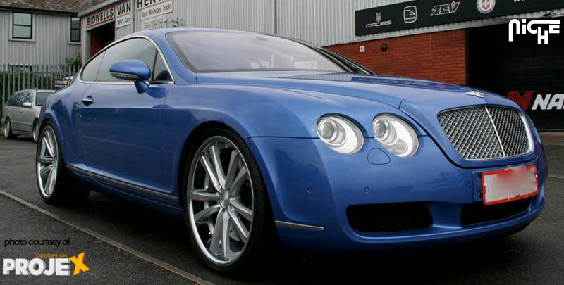 photo 2 Bentley Continental GT custom wheels Niche Concourse - M885 22x9.0, ET , tire size X R22. 22x10.5 ET