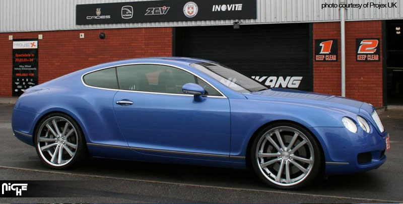 photo 3 Bentley Continental GT custom wheels Niche Concourse - M885 22x9.0, ET , tire size X R22. 22x10.5 ET