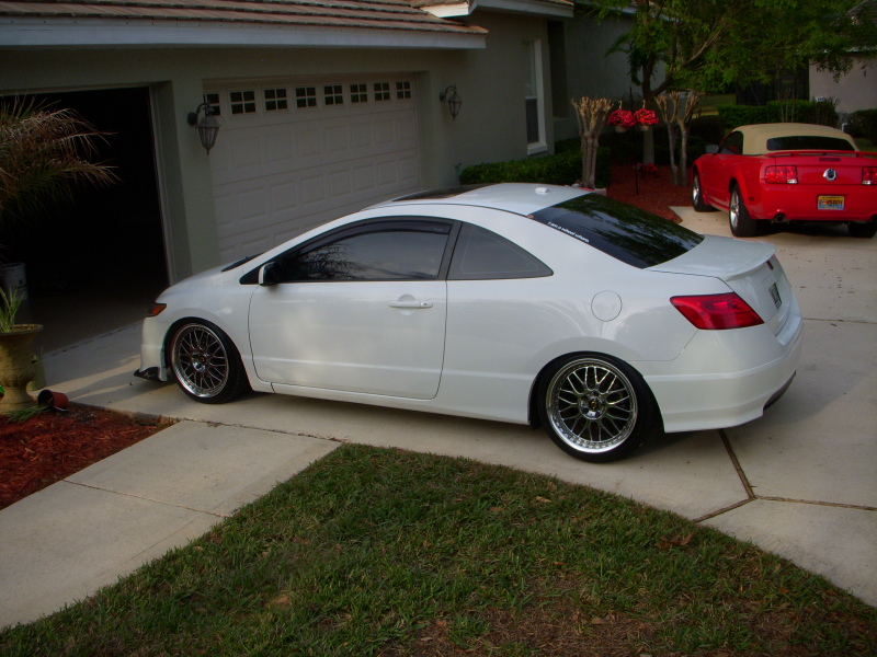 photo 1 Honda Civic custom wheels Work VS-XX 18x8.5, ET +30, tire size 225/40 R18. 18x9.5 ET+30 235/40 R18