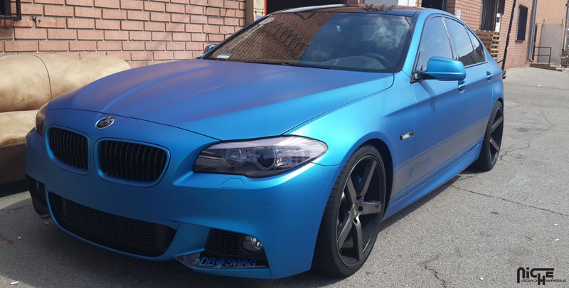 photo 4 BMW 535 custom wheels Niche Milan - M134 20x8.5, ET , tire size X R20. 20x10.5 ET 