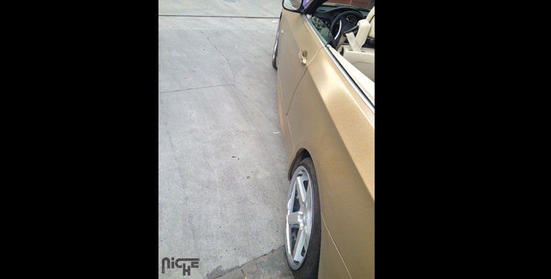 photo 3 BMW 335 custom wheels Niche Nurburg - M881  19x8.5, ET +35, tire size 235/35 R19. 19x10.0 ET+40 265/30 R19