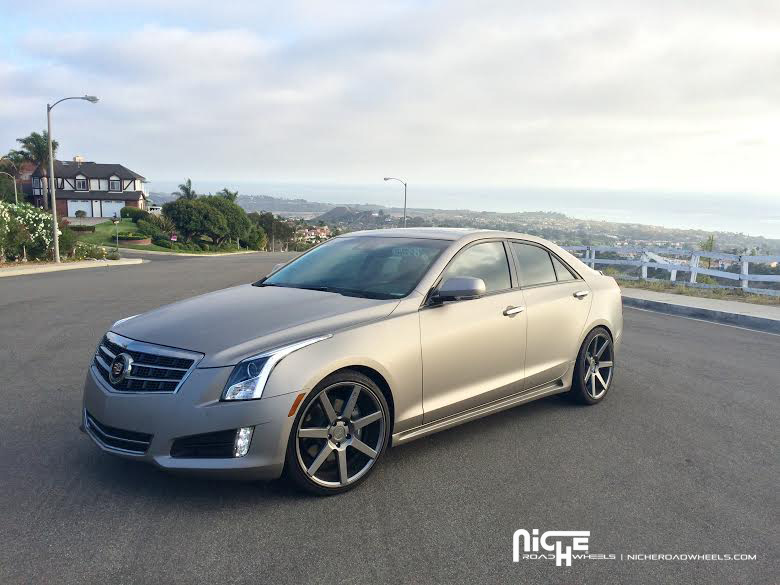 photo 3 Cadillac ATS custom wheels Niche Verona - M149 19x, ET +35, tire size 265/30 R19. x ET 225/35 R