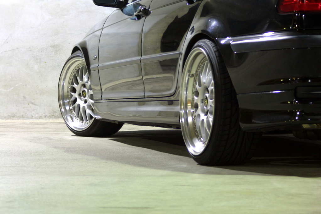 photo 3 BMW 328 custom wheels WORK VS Mesh step-lipped 19x9.5, ET +36, tire size 225/35 R19. 19x9.5 ET+26