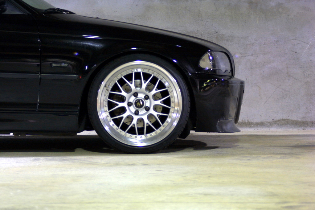 photo 7 BMW 328 custom wheels WORK VS Mesh step-lipped 19x9.5, ET +36, tire size 225/35 R19. 19x9.5 ET+26